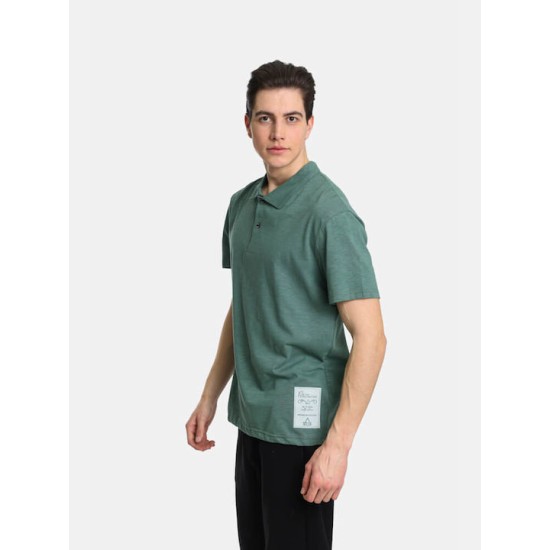 Ανδρική Μπλούζα POLO PACO&CO 2431093 MINT-Κανονική γραμμή