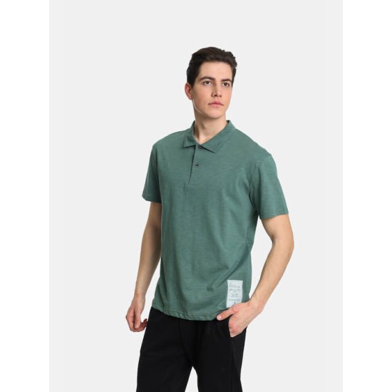 Ανδρική Μπλούζα POLO PACO&CO 2431093 MINT-Κανονική γραμμή