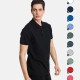 Ανδρική Μπλούζα Polo PACO&CO 2431830 BLACK -Κανονική γραμμή