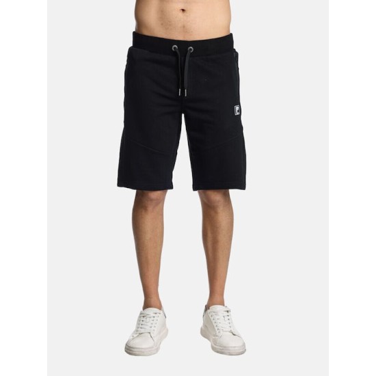 Ανδρική βερμούδα με φερμουαρ PACO&CO 2431414 BLACK