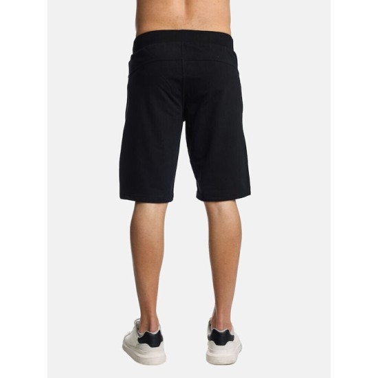 Ανδρική βερμούδα με φερμουαρ PACO&CO 2431414 BLACK