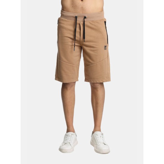 Ανδρική βερμούδα με φερμουα΄ρ PACO&CO 2431414 CAMEL