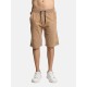 Ανδρική βερμούδα βαμβακερή PACO&CO 2431406 CAMEL
