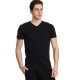 Ανδρικό T-shirt PACO&CO 2431811 BLACK Slim Fit- Lycra