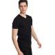 Ανδρικό T-shirt PACO&CO 2431811 BLACK Slim Fit- Lycra