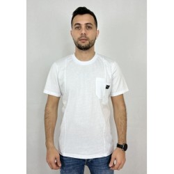 Ανδρικό T-shirt PACO&CO 2431059 WHITE Κανονική γραμμή- Cotton