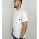 Ανδρικό T-shirt PACO&CO 2431059 WHITE Κανονική γραμμή- Cotton
