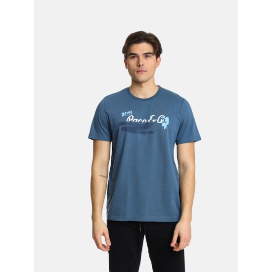 Ανδρικό T-shirt με Λογότυπο PACO&CO 2431038 RAF-Κανονική γραμμή