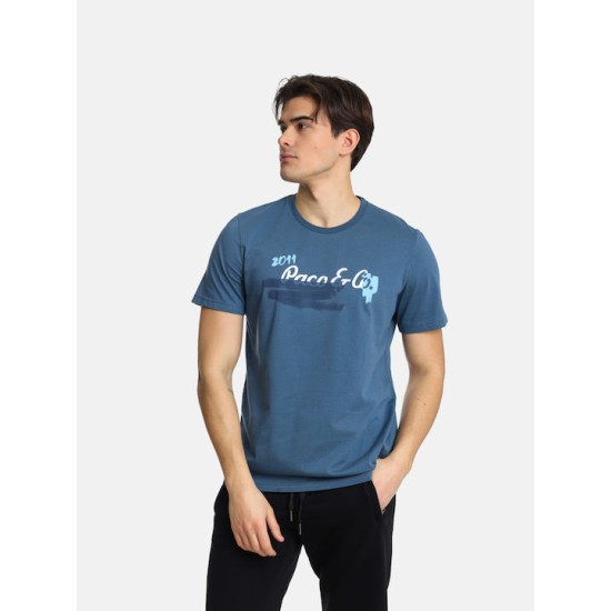 Ανδρικό T-shirt με Λογότυπο PACO&CO 2431038 RAF-Κανονική γραμμή