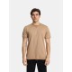 Ανδρικό T-shirt PACO&CO 2431056 CAMEL Κανονική γραμμή 