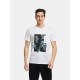 Ανδρικό T-shirt PACO&CO 2431047 WHITE Κανονική γραμμή- Cotton
