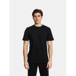 Ανδρικό T-shirt PACO&CO 2431016 BLACK - Κανονική γραμμή