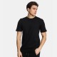 Ανδρικό T-shirt PACO&CO 2431016 BLACK - Κανονική γραμμή