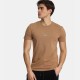 Ανδρικό T-shirt PACO&CO 2431002 CAMEL Slim Fit
