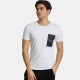 Ανδρικό T-shirt PACO&CO 2431007 WHITE Slim Fit - Cotton
