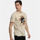 Ανδρικό T-shirt PACO&CO 2431046 BEIGE Κανονική γραμμή 