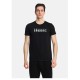 Ανδρικό T-shirt με τύπωμα PACO&CO 2431017 BLACK