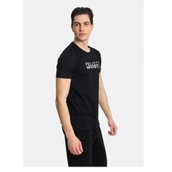 Ανδρικό T-shirt με τύπωμα PACO&CO 2431017 BLACK