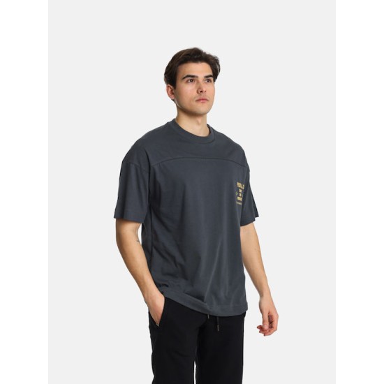 Ανδρικό oversized κοντομάνικο PACO&CO 2431079 GREY