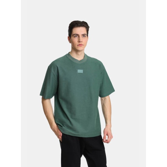 Ανδρικό oversized κοντομάνικο PACO&CO 2431068 GREEN 