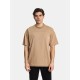 Ανδρικό oversized κοντομάνικο PACO&CO 2431079 CAMEL