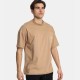 Ανδρικό oversized κοντομάνικο PACO&CO 2431079 CAMEL