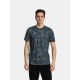 Ανδρικό T-shirt με allover τύπωμα PACO&CO 2431063 KHAKI