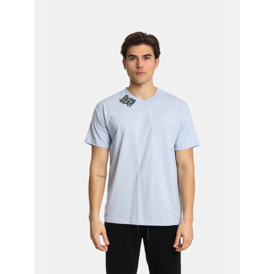 Ανδρικό oversized T-shirt PACO&CO 2431058 CIEL 