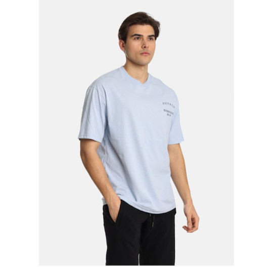 Ανδρικό Oversized T-shirt PACO&CO 2431075 CIEL-Cotton