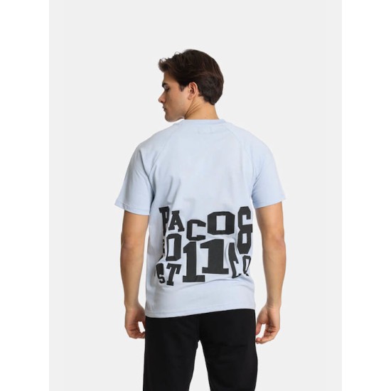 Ανδρικό oversized T-shirt PACO&CO 2431058 CIEL 