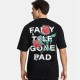 Ανδρικό Oversized T-shirt PACO&CO 2431076 BLACK-Cotton