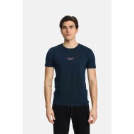 Ανδρικό T-shirt PACO&CO 2431002 NAVY Slim Fit