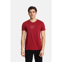 Ανδρικό T-shirt PACO&CO 2431016 BORDEAUX- Κανονική γραμμή