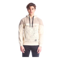 PACO&CO 2288882 BEIGE Ανδρικό φούτερ με κουκούλα 