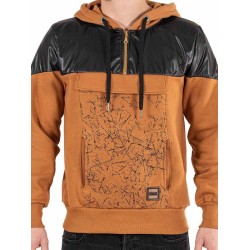PACO&CO 2288882 CAMEL Ανδρικό φούτερ με κουκούλα 