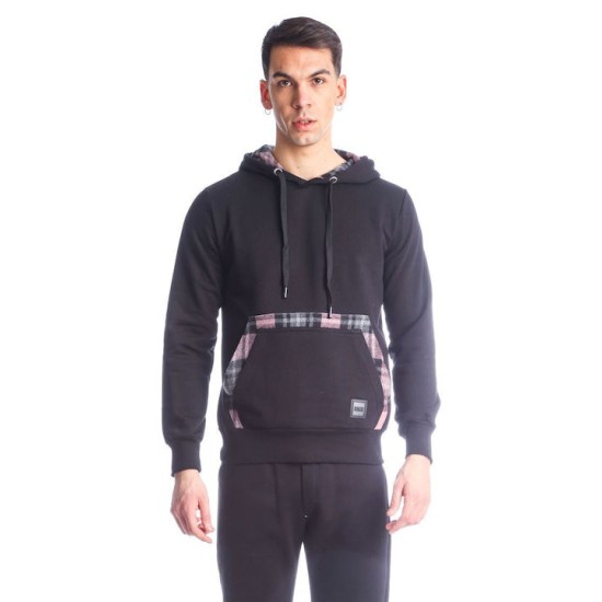 PACO&CO 2288877 BLACK Φούτερ με κουκούλα