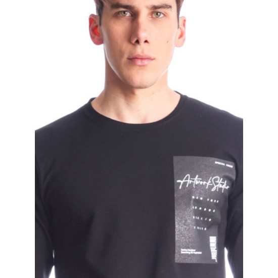 PACO&CO 2288822 BLACK Μπλούζα με μακρύ μανίκι 