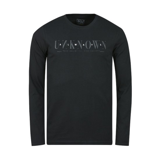 PACO&CO 2288821 BLACK Μπλούζα με μακρύ μανίκι