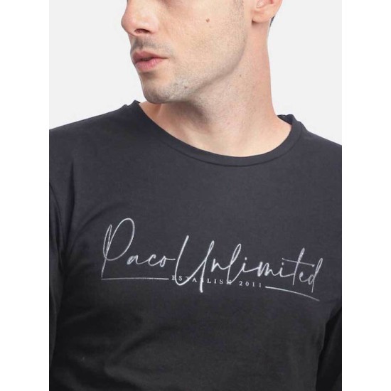 PACO&CO 2381026 BLACK Μπλούζα με μακρύ μανίκι