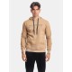 PACO&CO 2381074 CAMEL Ανδρικό φούτερ με κουκούλα