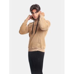 PACO&CO 2381074 CAMEL Ανδρικό φούτερ με κουκούλα
