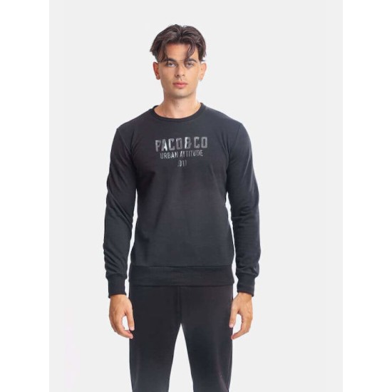 PACO&CO 2381041 BLACK Baby Φούτερ Λαιμόκοψη