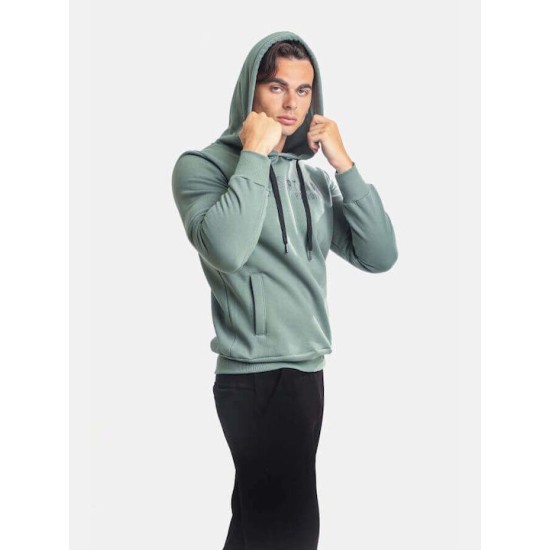 PACO&CO 2381074 GREEN Ανδρικό φούτερ με κουκούλα