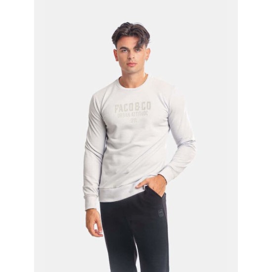 PACO&CO 2381041 Light Grey Baby Φούτερ Λαιμόκοψη