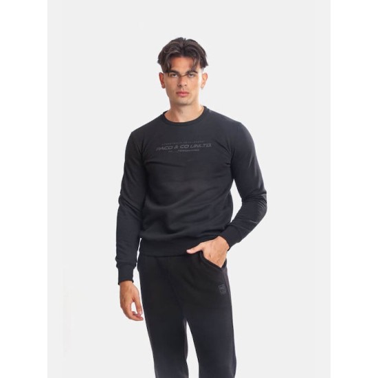 PACO&CO 2381050 BLACK Φούτερ Λαιμόκοψη
