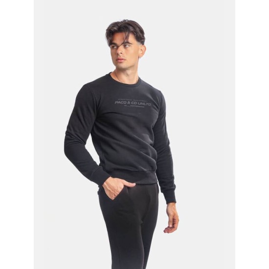 PACO&CO 2381050 BLACK Φούτερ Λαιμόκοψη