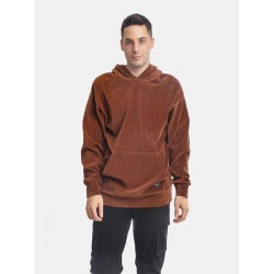 PACO&CO 2381087 CAMEL Κοτλέ φούτερ με κουκούλα