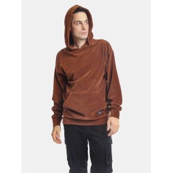 PACO&CO 2381087 CAMEL Κοτλέ φούτερ με κουκούλα