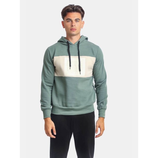 PACO&CO 2381076 MINT Ανδρικό φούτερ με κουκούλα