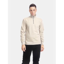 PACO&CO 2381086 BEIGE Φούτερ με μισό φερμουάρ